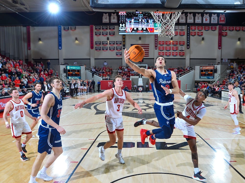 Former UR forward Tyler Burton transferred to Villanova University earlier this year. Photo courtesy of Richmond Athletics.