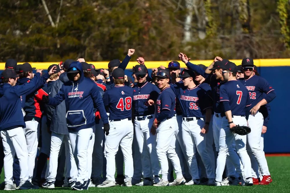 The University of Richmond baseball team. Courtesy of Richmond Athletics