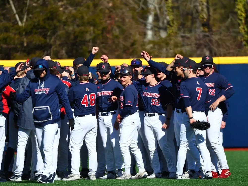 The University of Richmond baseball team. Courtesy of Richmond Athletics