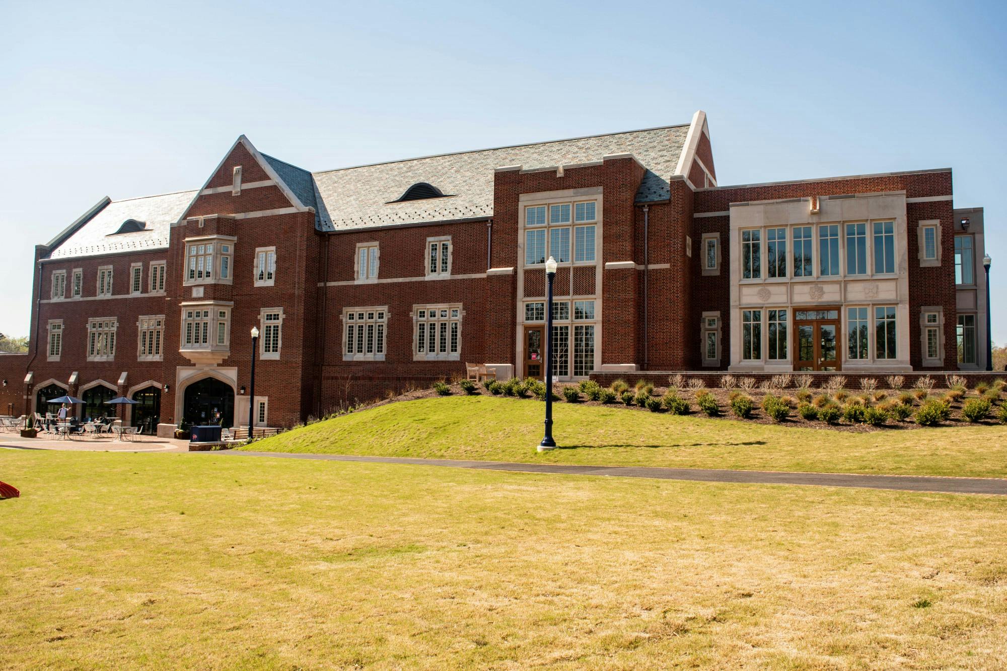 The outside of the Well-Being Center.