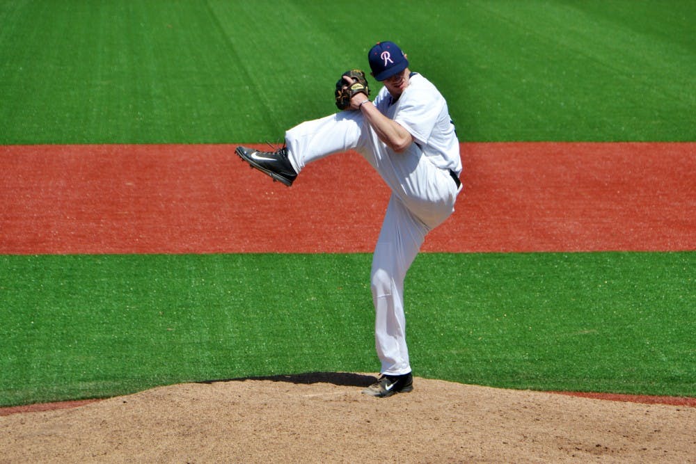Senior Ray Harron earned his fourth save of the season in the first game of the series, but gave up the game-winning run on Sunday.