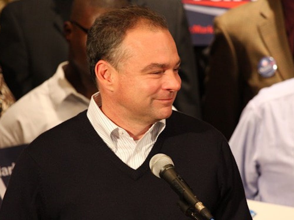 Tim Kaine speaking at VCU on November 3rd, 2009, the day before election day