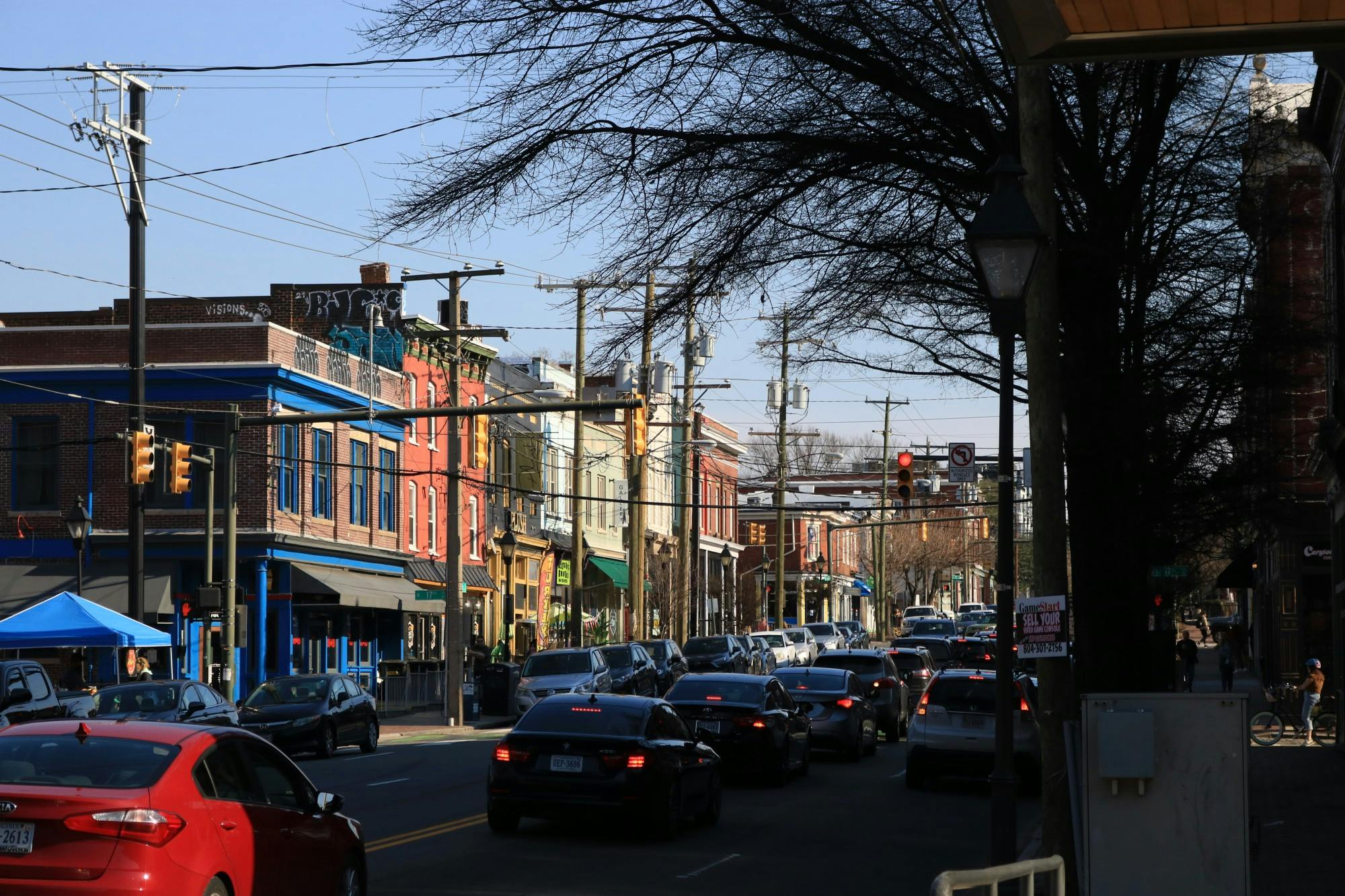 Street in Shockoe Bottom.