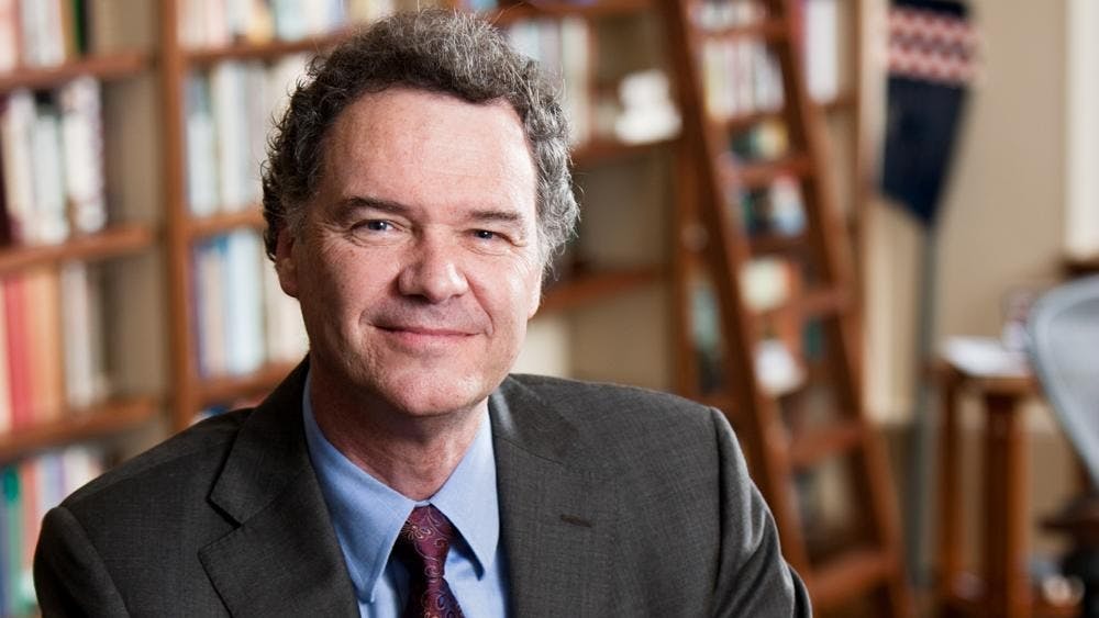 President Edward Ayers puts together the final piece of his Richmond Promise, the opportunity for all students to receive funding for summer research and internships. Photo courtesy of The University of Richmond News 