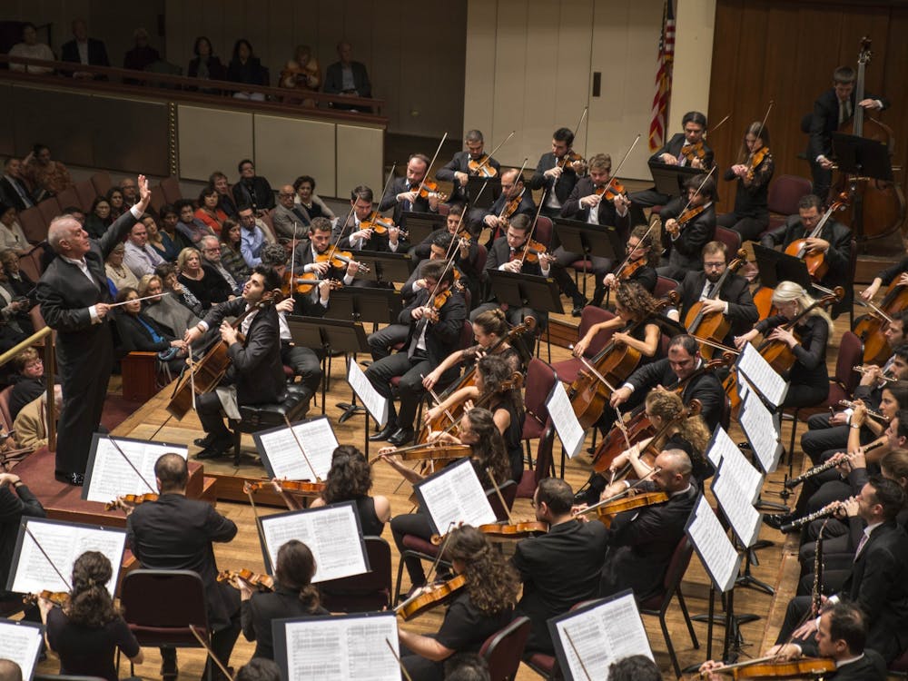 The West-Eastern Divan Orchestra plays at at a Washington D.C. concert hall during its tour of the United States. Photo courtesy of Manuel Vaca for the West-Eastern Divan Orchestra 2018 U.S. tour press kit.