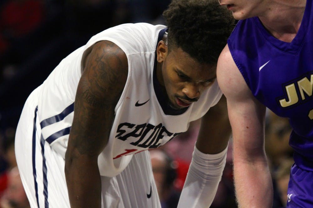 <p>Despite 27 points from Terry Allen, the Spiders could not keep up with JMU in the final minutes and lost their season opener Friday night.&nbsp;</p>