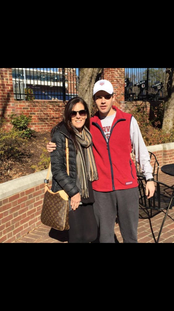 Jonathan Teller, a junior, and his mother, Jane TellerPhoto courtesy of Jonathan Teller