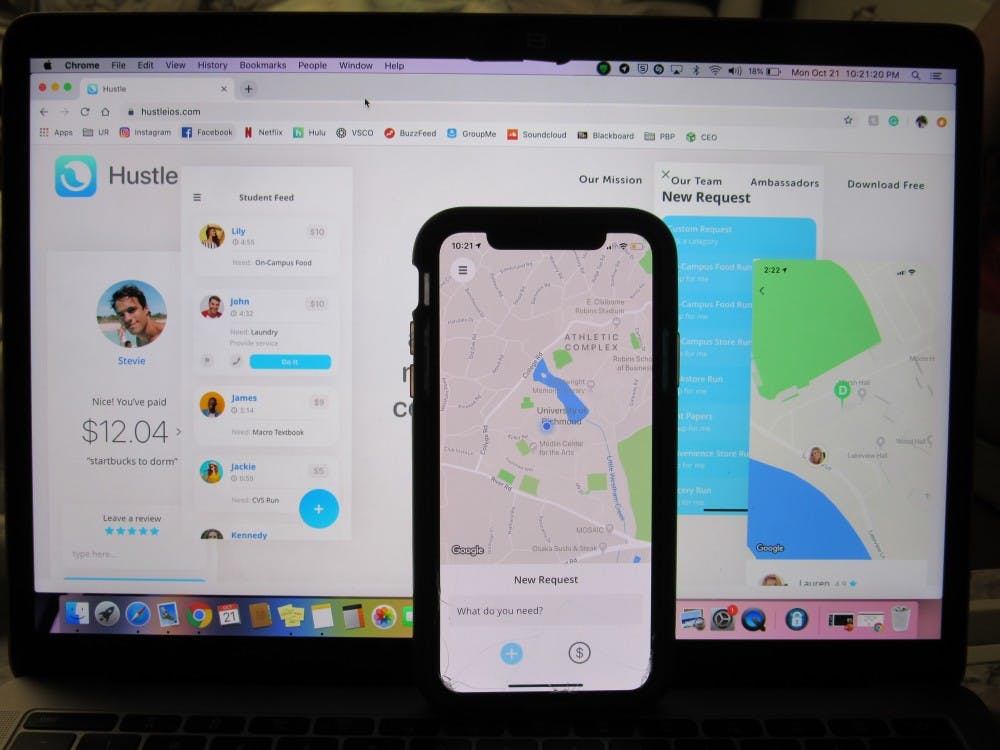 Hustle, a new app created by senior Zach Sweedler.&nbsp;