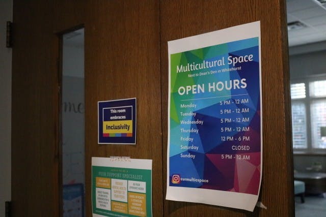 The doors to the multicultural center have remained closed since the start of the pandemic. Photo by Madyson Fitzgerald