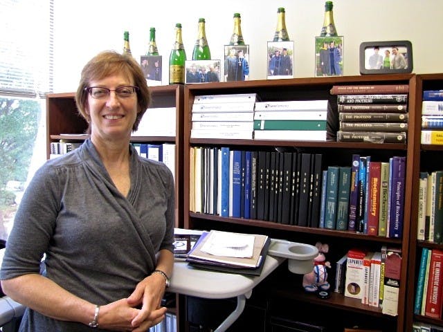 Jacquelyn Fetrow in her Maryland Hall office.