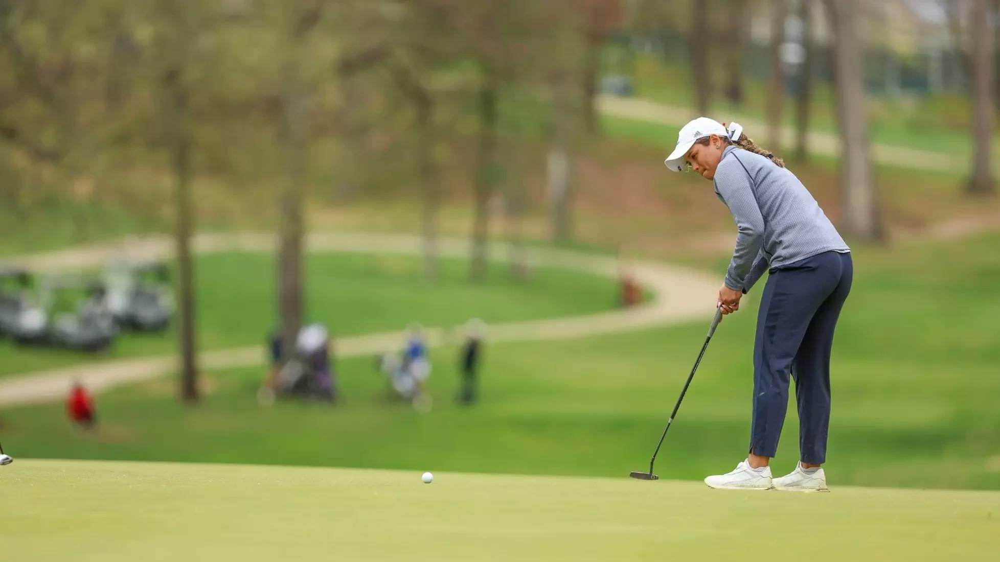 Sophomore Maya Beasley plays at the UMD Terp Invitational this weekend. Courtesy of Richmond Athletics