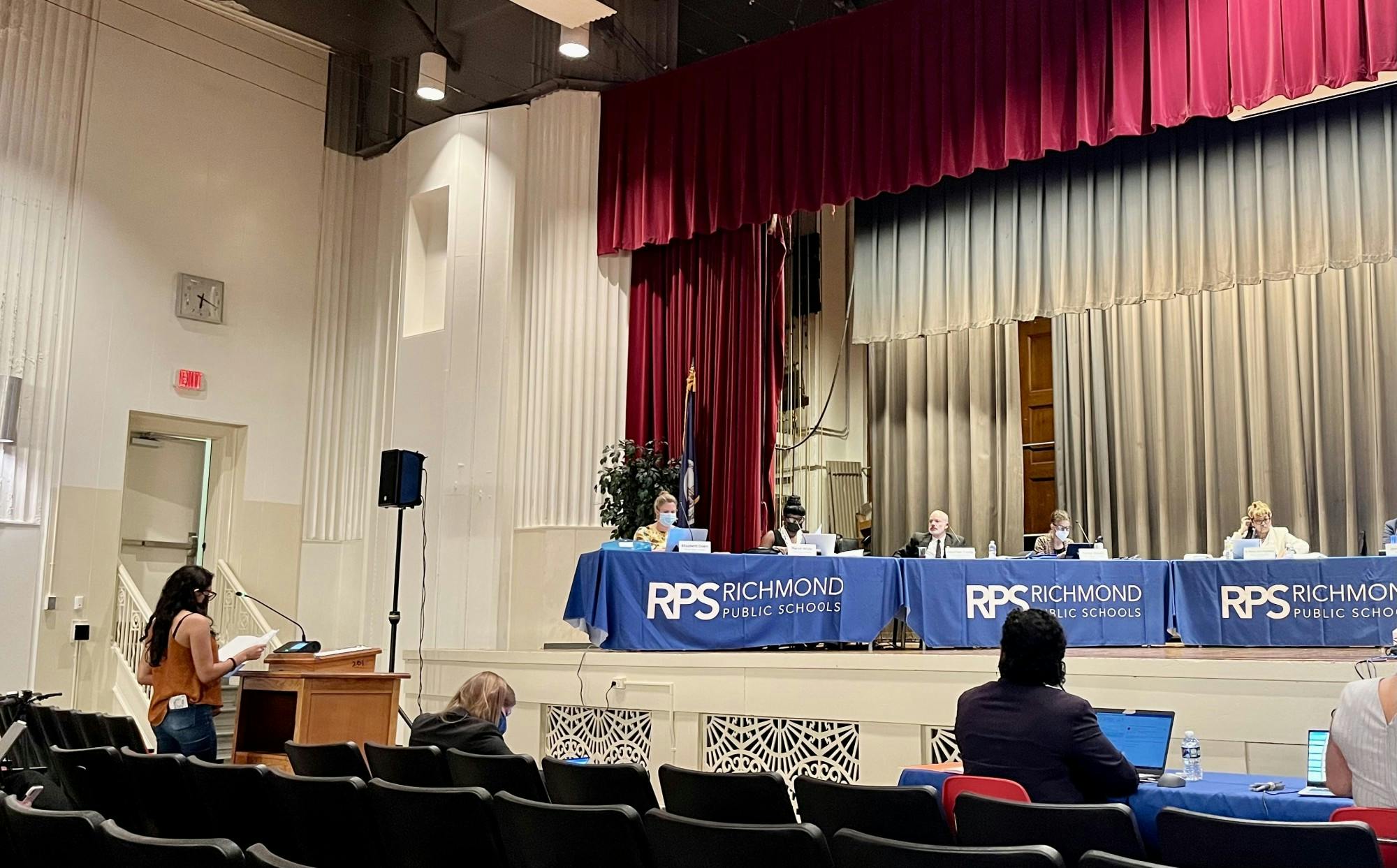 Richmond Public Schools board meeting where the creation of the commission to improve outcomes for Latinx students was voted on.