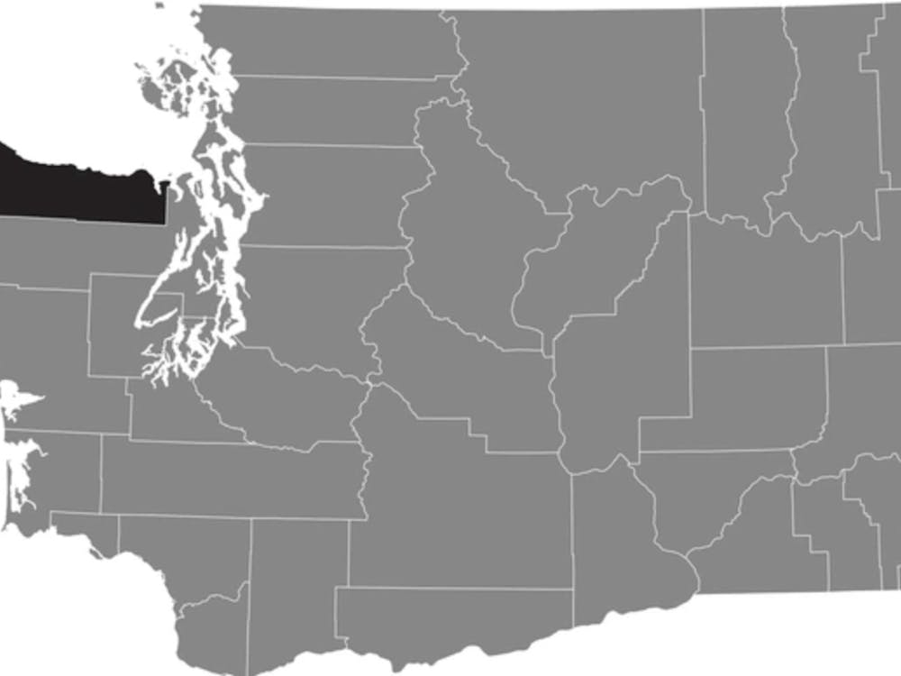 Stock image highlighting Clallum County, Washington.