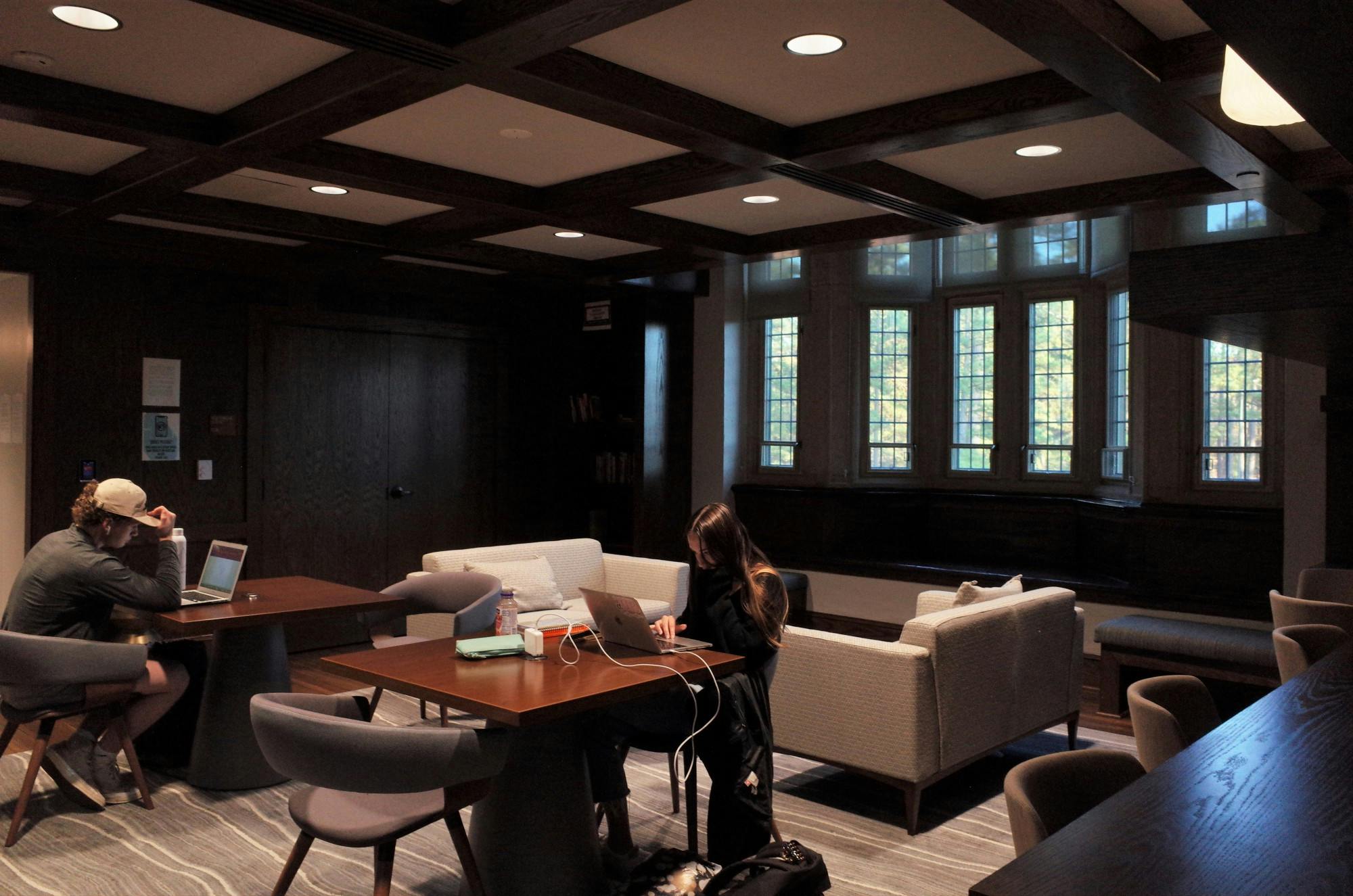 The Humanities Building Commons, where the April 10 event was held.