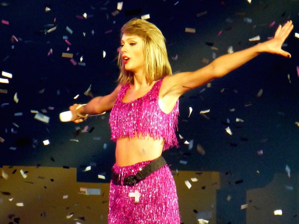 Taylor Swift, shown here&nbsp;performing in Detroit in 2015, won her&nbsp;second Grammy Award for album of the year and called out her haters in her acceptance speech | Courtesy of&nbsp;GabboT/Wikimedia