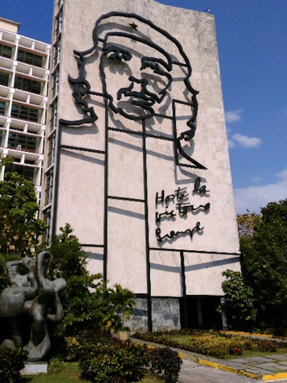"Hasta la Victoria siempre,” Che Guevara, leader of the revolution. Revolution Square, La Habana, Cuba.