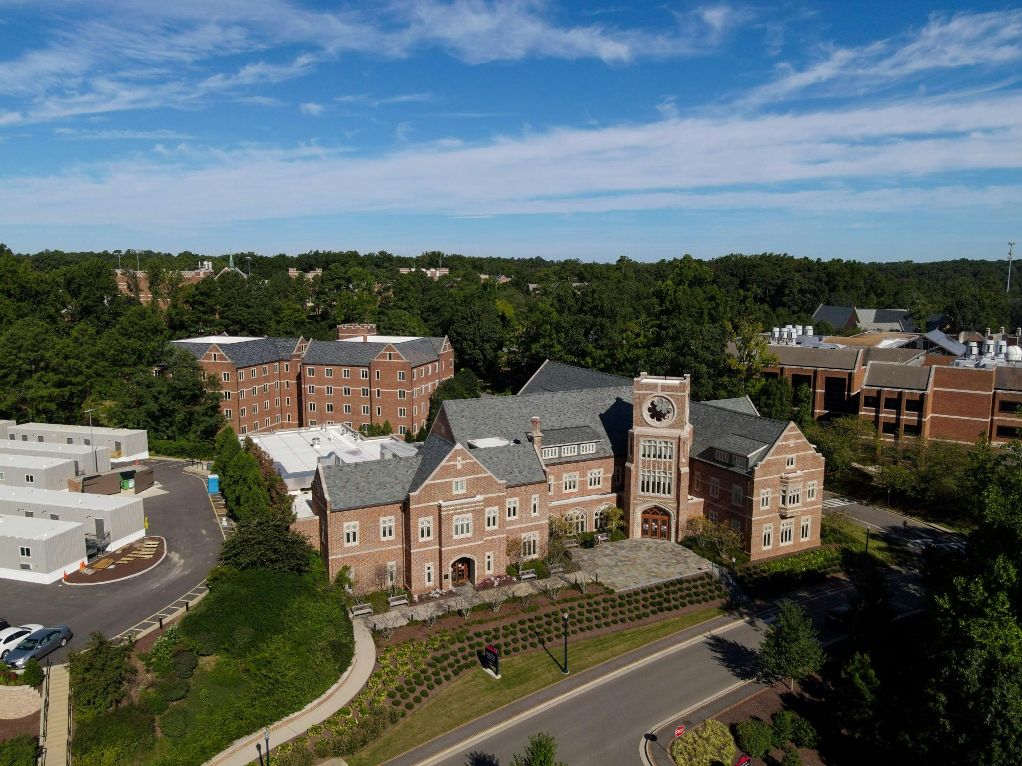 The Queally Center, which is home of the Financial Aid office and admissions office.&nbsp;