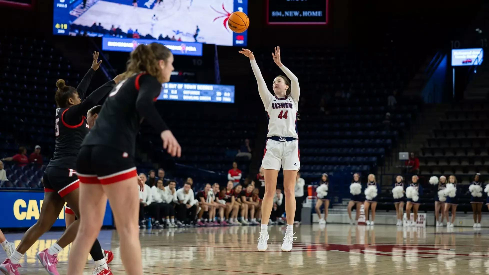 Senior&#x20;forward&#x20;Maggie&#x20;Doogan&#x20;plays&#x20;against&#x20;Fairfield.&#x20;Courtesy&#x20;of&#x20;Richmond&#x20;Athletics
