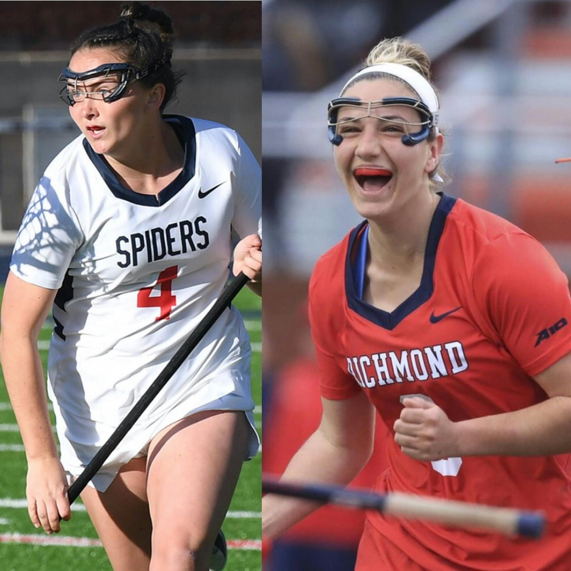 Arden Tierney and Sam Geiersbach during game play. Courtesy of Spider Athletics