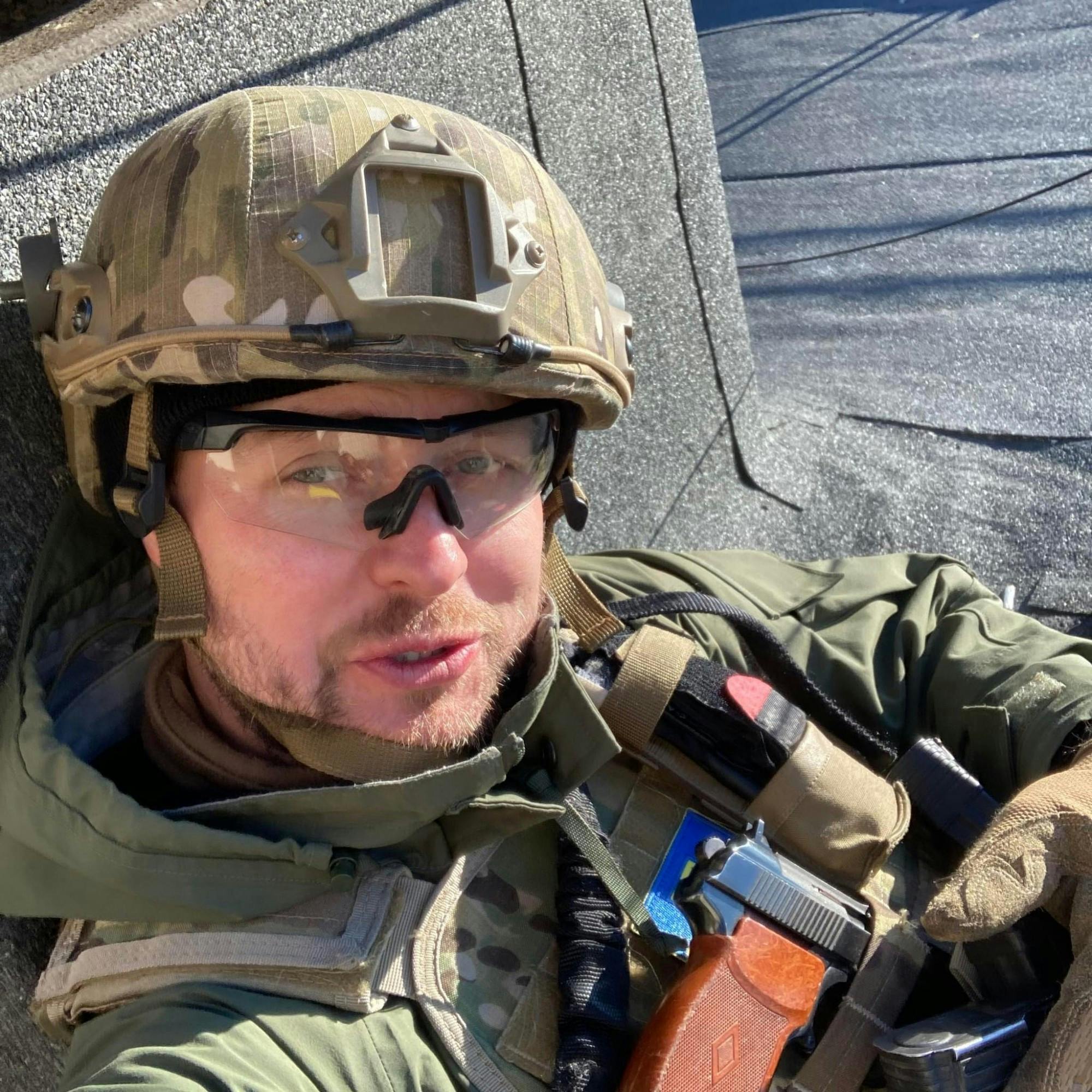 Alumnus Valentyn Ilchuk, '07, is fighting to defend Ukraine from Russian invasion. &nbsp;