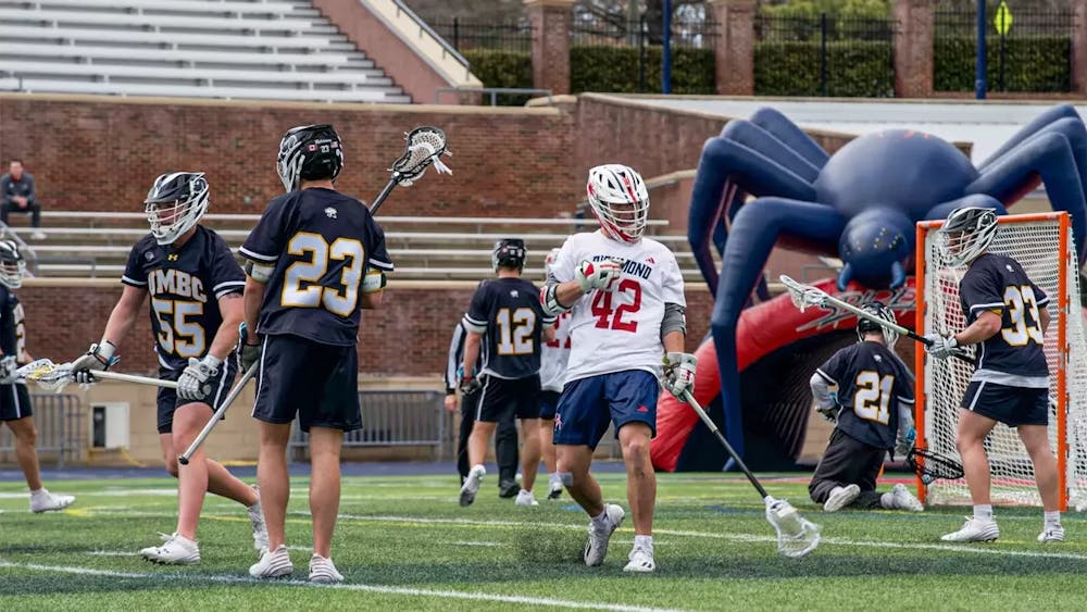 Senior attacker Max Merklinger. Courtesy of Richmond Athletics