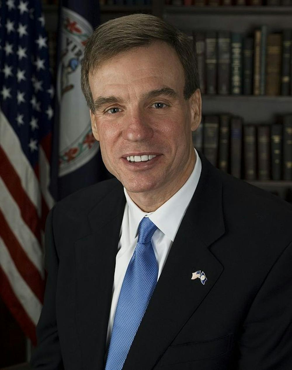 <p>Senior United States Senator from Virginia Mark Warner in his official portrait. </p>