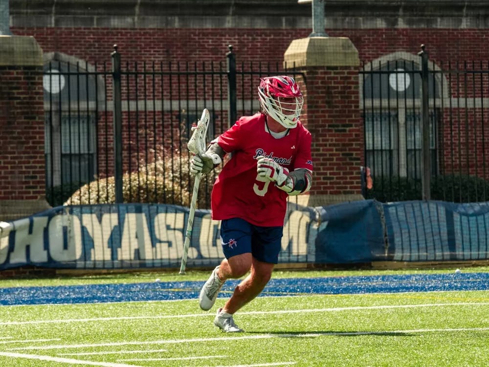 Junior attack Aidan O'Neil. Courtesy of Richmond Athletics