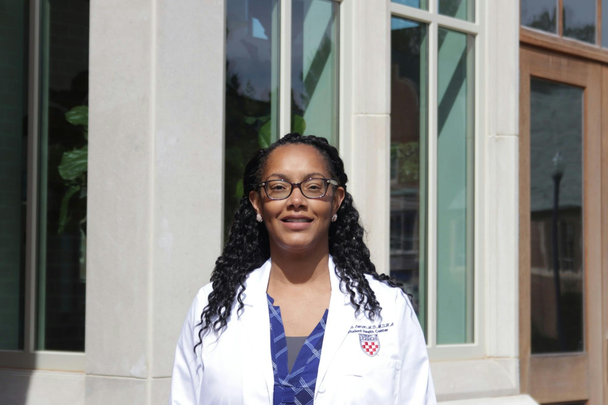 Dr. Latrina Lemon photographed outside the Well-Being Center.