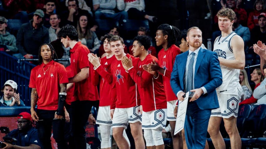 The Spiders won 72-66 over the University at Buffalo at the Robins Center on Thursday. Photo courtesy of Richmond Athletics.