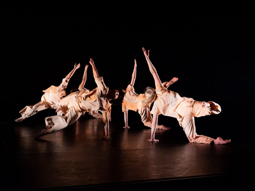 The University Dancers opened their newest concert on Feb. 24 and will perform two more times at 7:30 p.m. Feb. 25 and at 2 p.m. Feb. 26. This is their 38th annual concert, titled fast/FORWARD, and is directed by Anne Van Gelder, featuring work from guest choreographers Charlotte Boye-Christensen, Patrick Coker and Stephanie Martinez along with faculty choreographers Angelica Burgos, Deandra Clarke, Eric Rivera and Gelder.&nbsp;