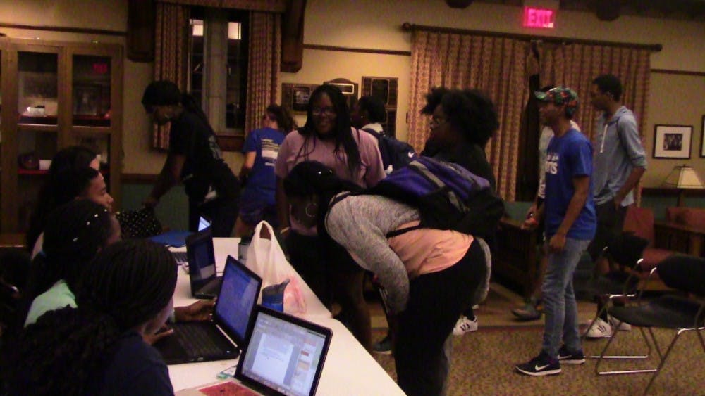 Members of MSSN gather during their first meeting of 2016. Photo courtesy of Michael Johnson/MSSN