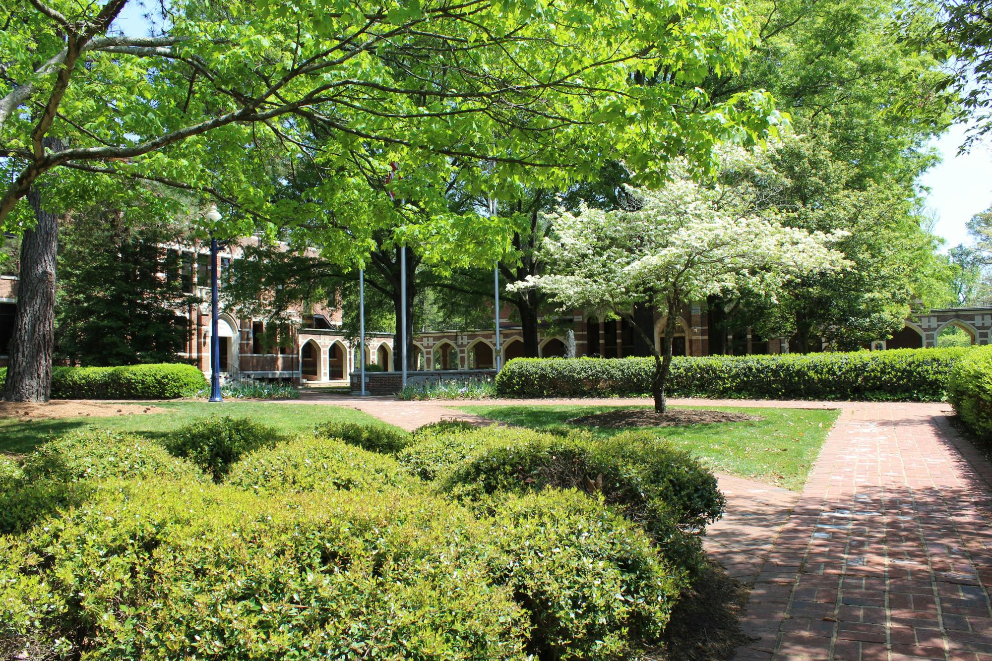 The University of Richmond is nationally ranked for its beauty, which requires a staff of 25 people to maintain. 