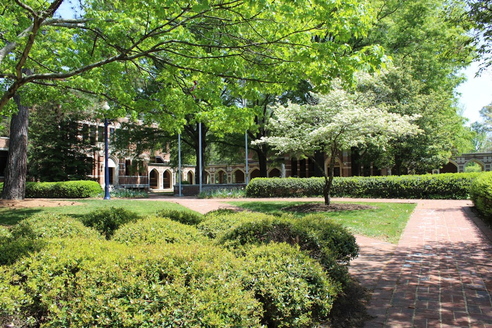 The University of Richmond is nationally ranked for its beauty, which requires a staff of 25 people to maintain. 
