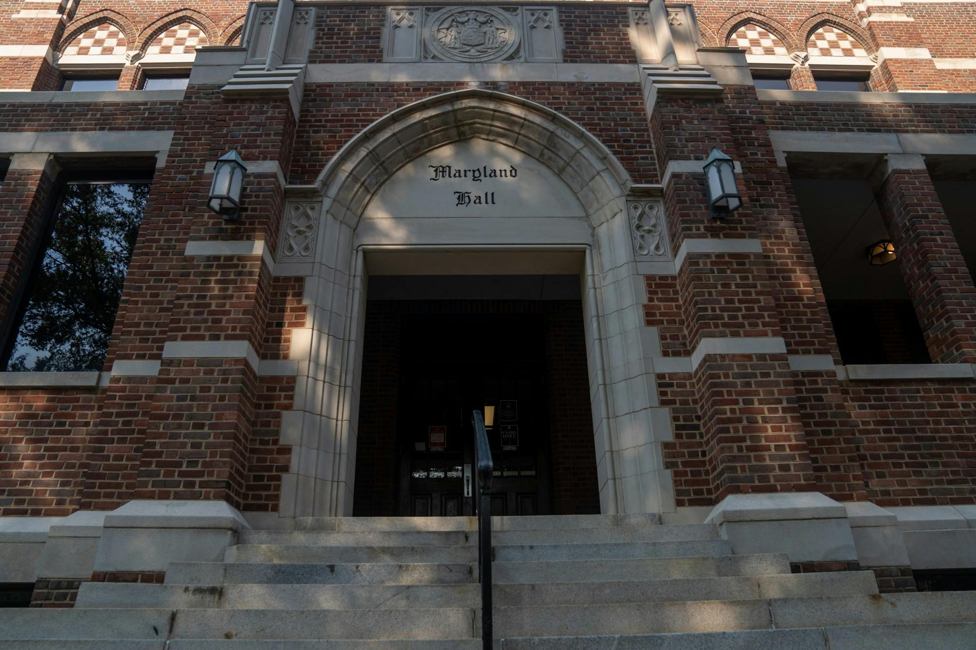 &nbsp;
Maryland hall, the head administrative building on campus