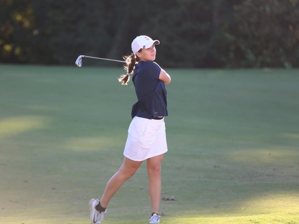 Senior Annie Collom was a key contributor in the Richmond Women's Golf team's fall season.