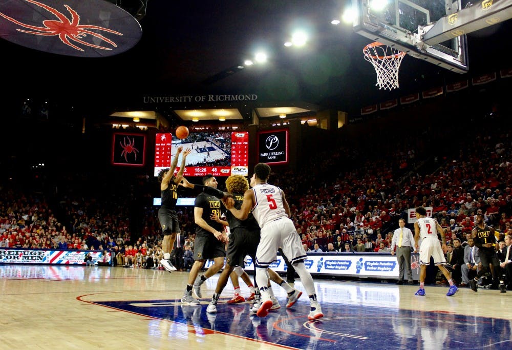 VCU guard Jonathan Williams hits a three in the second half bringing VCU’s lead to 9. Williams finished the game with 15 total points.