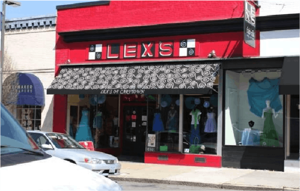 Lex’s of Carytown is one of the shops recommended to check out in search for the perfect Ring Dance dress. Courtesy of&nbsp;Lex’s of Carytown.