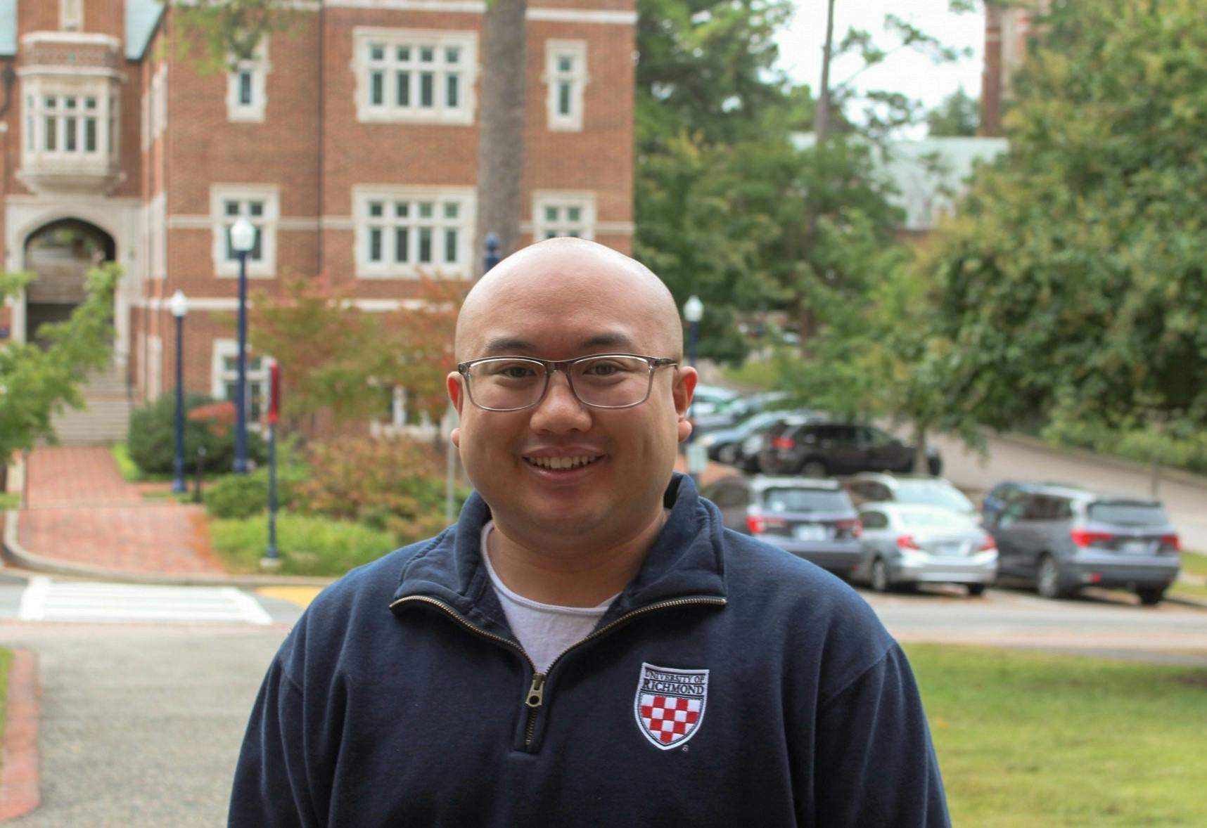 Dean Ray Trac photographed outside of Whitehurst on Wednesday, Oct. 5, 2022.&nbsp;