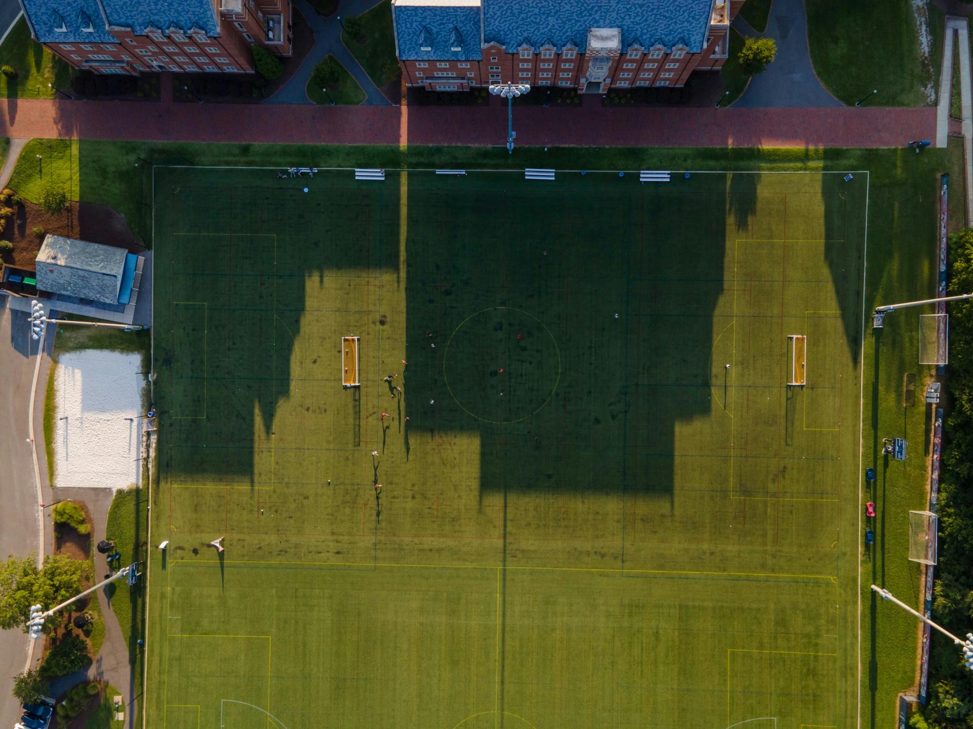 The Intramural fields located outside Gateway Village, where this year's Relay for Life was held.
