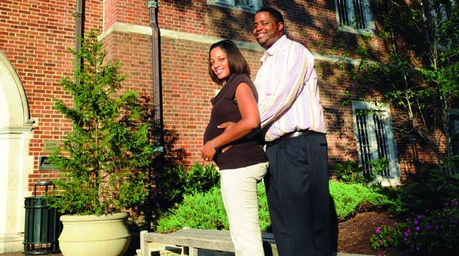 UFA area coordinator Bernard Little and his wife Krystal will be raising their baby in the apartments.