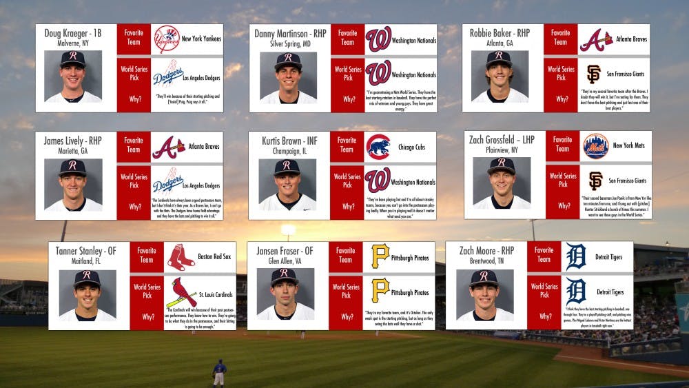 Richmond baseball players give their predictions for the World Series.