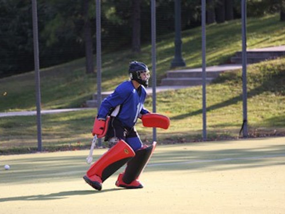 Women's Field Hockey Goalie Becca Weaver, '09
