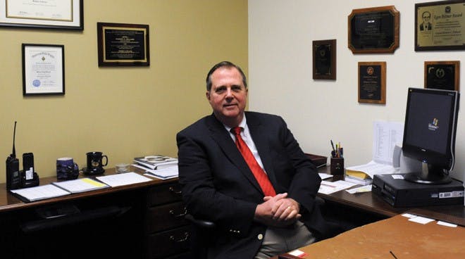 Robert C. Dillard, the university police chief, will retire in June.  Dillard has been chief of Richmond's campus police since 1970 and previously served five years with the Henrico County police department. Under his direction, the university police department earned accreditation from both the Commission on Accreditation for Law Enforcement Agencies and the International Association of Campus Law Enforcement Administrators, one of only a handful of Virginia campuses to hold either qualification.  The commission subsequently honored the campus force as a flagship police department.  Dillard directs more than 40 employees, including 17 sworn, armed officers.