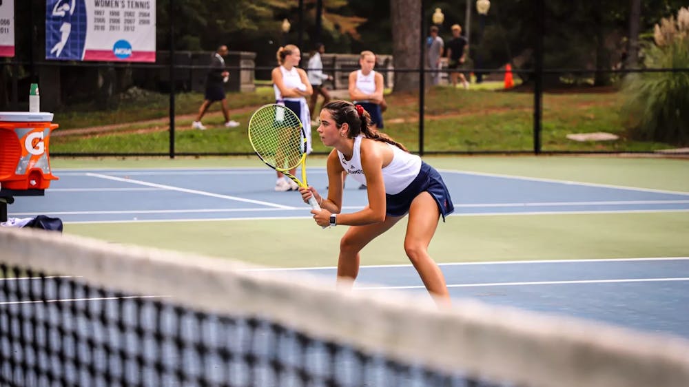 First-year tennis player Abby Lee. Courtesy of Richmond Athletics.