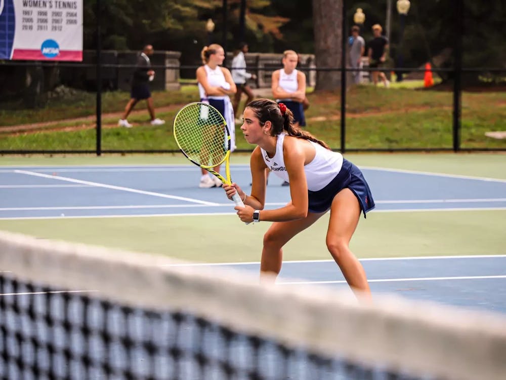 First-year tennis player Abby Lee. Courtesy of Richmond Athletics.