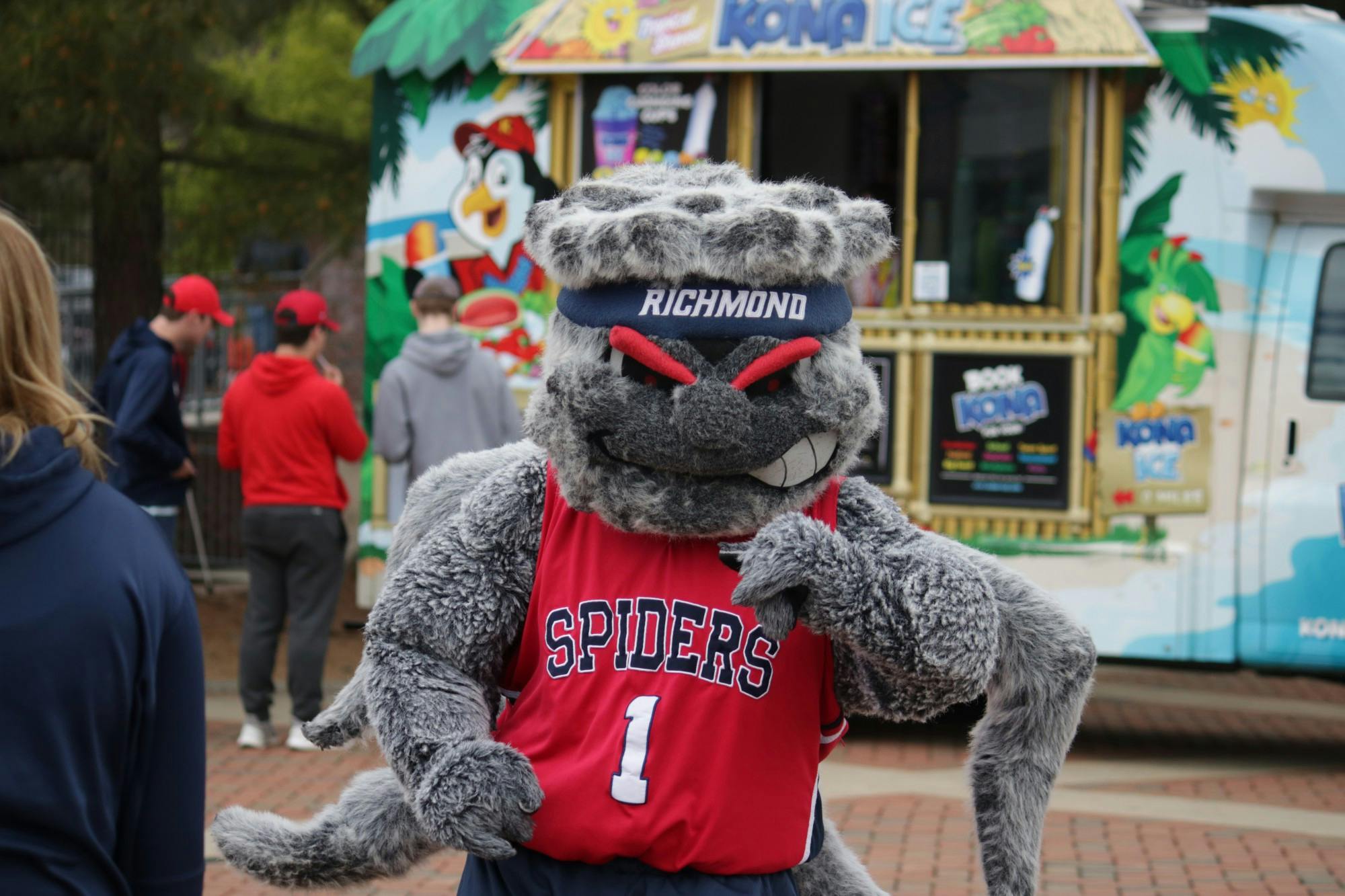 WebstUR at the spring football scrimmage on April 9.