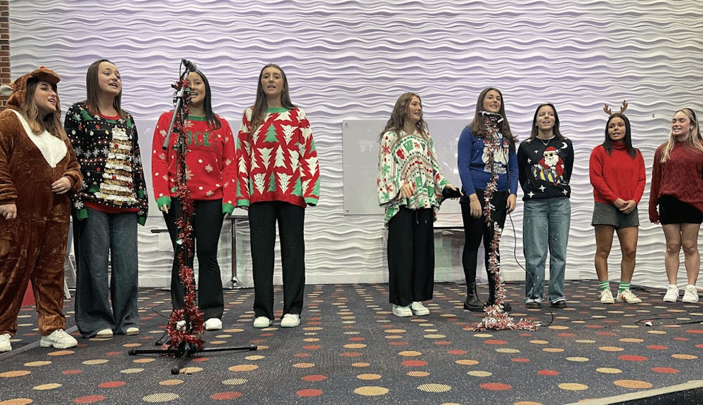 The Sirens singing at their annual Holiday Concert.