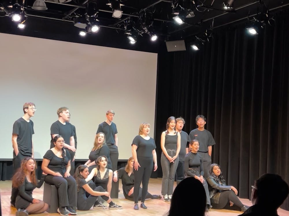 <p>UR Players perform at the Acting Studio in the Modlin Center of the Arts on March 19.&nbsp;</p>