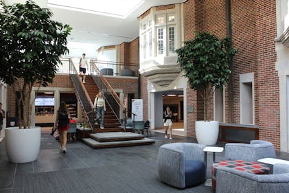 Inside renovated library 2025