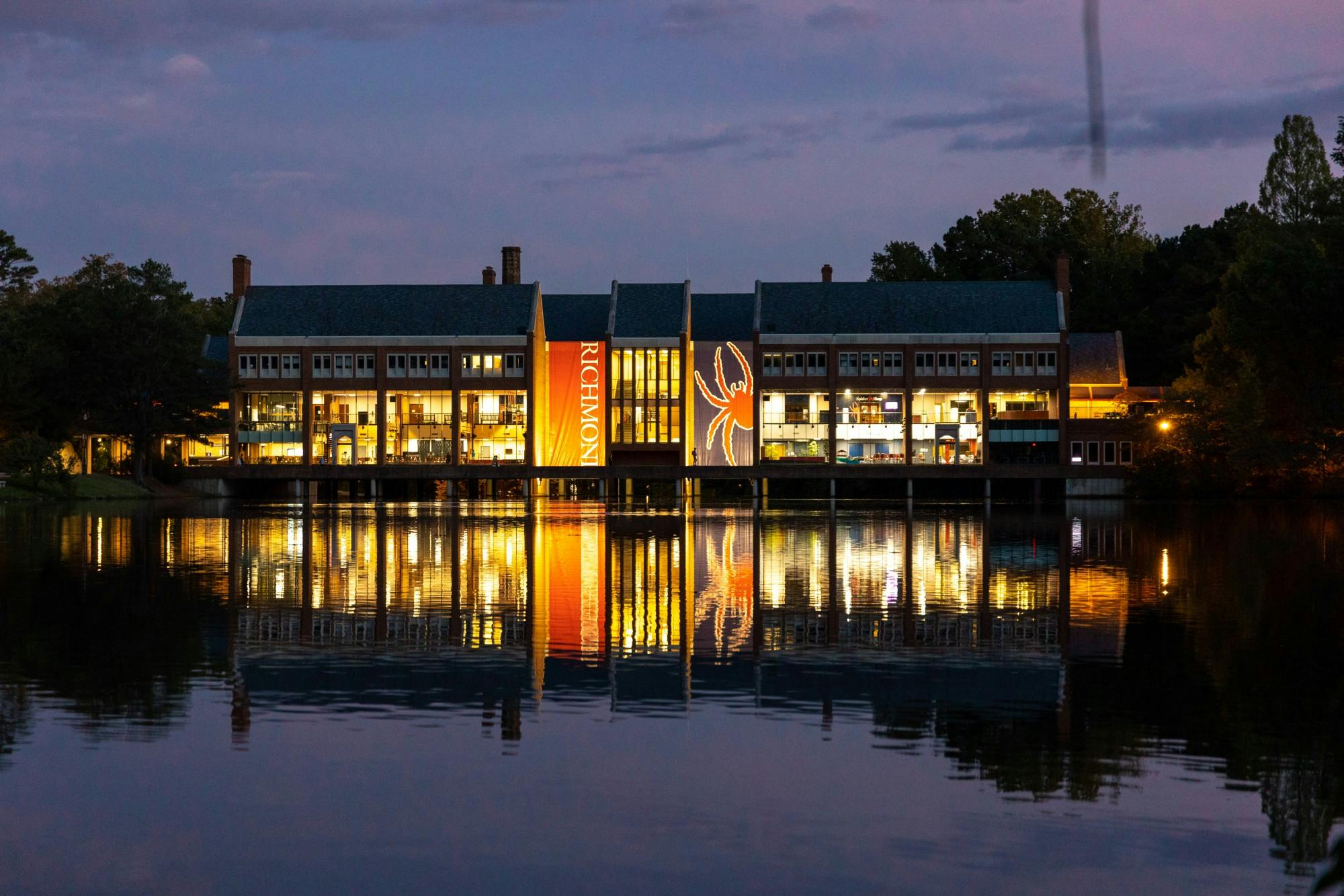 Tyler Haynes Commons overlooking Westhampton Lake.&nbsp;